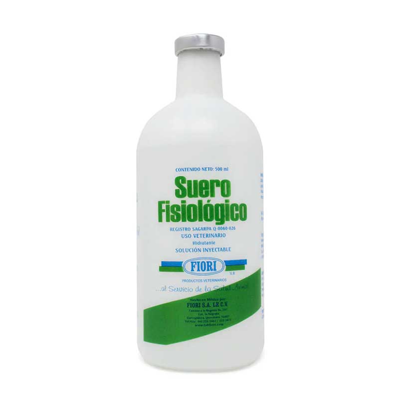 Suero Fisiológico 500 ml - Robles Veterinaria - Fiori