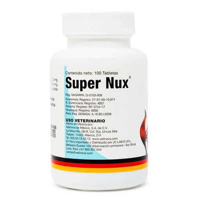 Super Nux 100 Tabletas - Robles Veterinaria - Vetinova