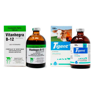 Tigent 100 ml + Vitanhegra 100 ml - Robles Veterinaria