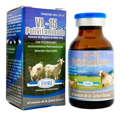 VL-15 Polivitaminado 20 ml - Robles Veterinaria - Fiori