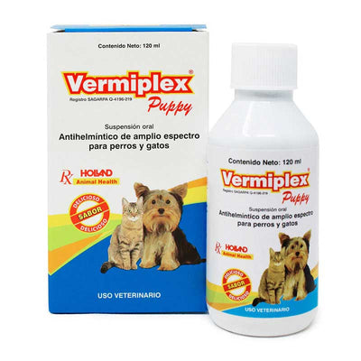 Vermiplex Puppy 120 ml - Robles Veterinaria - Holland
