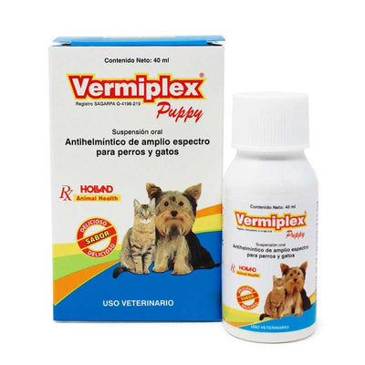 Vermiplex Puppy 40 ml - Robles Veterinaria - Holland