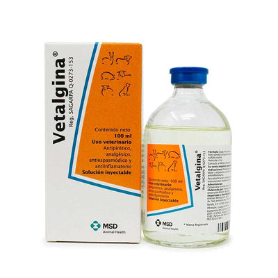 Vetalgina 100 ml - Robles Veterinaria - MSD Salud Animal