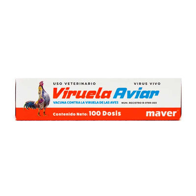 Viruela Aviar 100 Dosis - Robles Veterinaria - Maver
