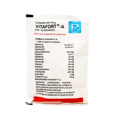 Vitafort A 100 g - Robles Veterinaria - Parfarm