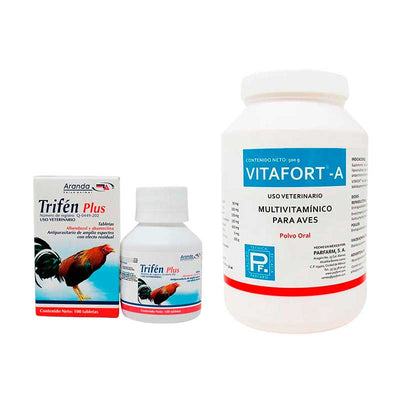 Vitafort A 500 g + Trifén Plus 100 Tabletas - Robles Veterinaria