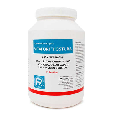 Vitafort Postura 500 g - Robles Veterinaria - Parfarm